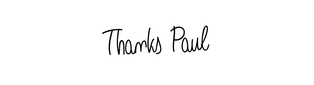 Best and Professional Signature Style for Thanks Paul. Angelique-Rose-font-FFP Best Signature Style Collection. Thanks Paul signature style 5 images and pictures png