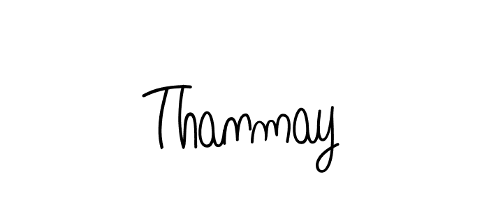 You should practise on your own different ways (Angelique-Rose-font-FFP) to write your name (Thanmay) in signature. don't let someone else do it for you. Thanmay signature style 5 images and pictures png