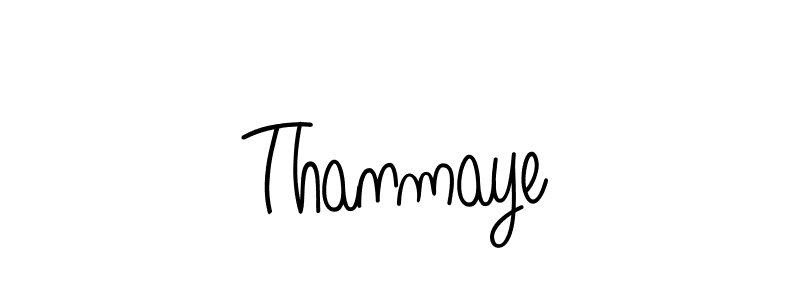 Create a beautiful signature design for name Thanmaye. With this signature (Angelique-Rose-font-FFP) fonts, you can make a handwritten signature for free. Thanmaye signature style 5 images and pictures png