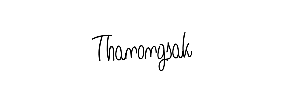 Thanongsak stylish signature style. Best Handwritten Sign (Angelique-Rose-font-FFP) for my name. Handwritten Signature Collection Ideas for my name Thanongsak. Thanongsak signature style 5 images and pictures png