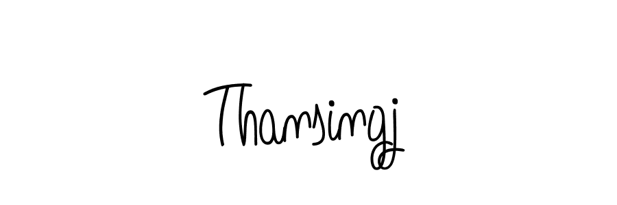 Make a beautiful signature design for name Thansingj. Use this online signature maker to create a handwritten signature for free. Thansingj signature style 5 images and pictures png