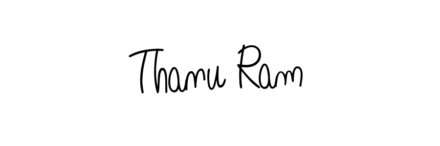 Design your own signature with our free online signature maker. With this signature software, you can create a handwritten (Angelique-Rose-font-FFP) signature for name Thanu Ram. Thanu Ram signature style 5 images and pictures png