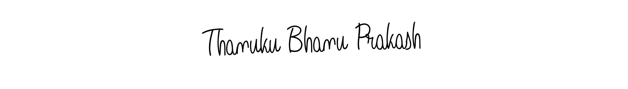 The best way (Angelique-Rose-font-FFP) to make a short signature is to pick only two or three words in your name. The name Thanuku Bhanu Prakash include a total of six letters. For converting this name. Thanuku Bhanu Prakash signature style 5 images and pictures png