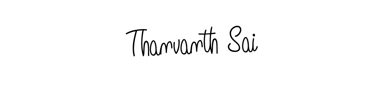 How to make Thanvanth Sai signature? Angelique-Rose-font-FFP is a professional autograph style. Create handwritten signature for Thanvanth Sai name. Thanvanth Sai signature style 5 images and pictures png
