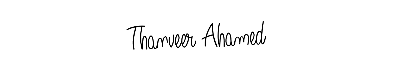 Angelique-Rose-font-FFP is a professional signature style that is perfect for those who want to add a touch of class to their signature. It is also a great choice for those who want to make their signature more unique. Get Thanveer Ahamed name to fancy signature for free. Thanveer Ahamed signature style 5 images and pictures png