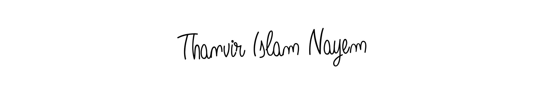 How to Draw Thanvir Islam Nayem signature style? Angelique-Rose-font-FFP is a latest design signature styles for name Thanvir Islam Nayem. Thanvir Islam Nayem signature style 5 images and pictures png