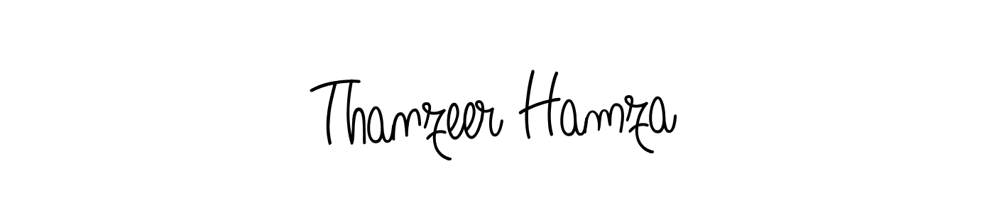 Also You can easily find your signature by using the search form. We will create Thanzeer Hamza name handwritten signature images for you free of cost using Angelique-Rose-font-FFP sign style. Thanzeer Hamza signature style 5 images and pictures png
