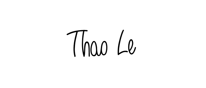 Once you've used our free online signature maker to create your best signature Angelique-Rose-font-FFP style, it's time to enjoy all of the benefits that Thao Le name signing documents. Thao Le signature style 5 images and pictures png