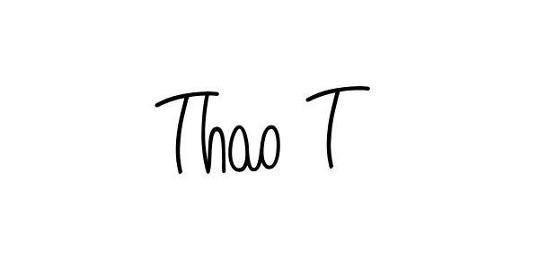 You can use this online signature creator to create a handwritten signature for the name Thao T. This is the best online autograph maker. Thao T signature style 5 images and pictures png