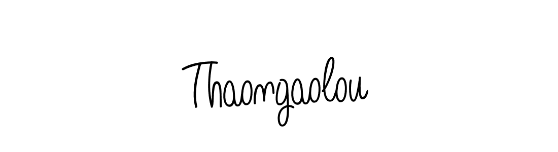 Similarly Angelique-Rose-font-FFP is the best handwritten signature design. Signature creator online .You can use it as an online autograph creator for name Thaongaolou. Thaongaolou signature style 5 images and pictures png