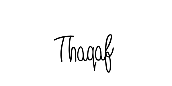 Make a beautiful signature design for name Thaqaf. Use this online signature maker to create a handwritten signature for free. Thaqaf signature style 5 images and pictures png