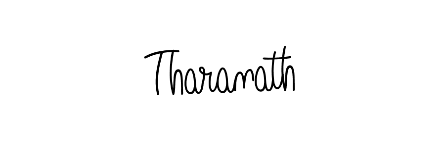 How to make Tharanath name signature. Use Angelique-Rose-font-FFP style for creating short signs online. This is the latest handwritten sign. Tharanath signature style 5 images and pictures png