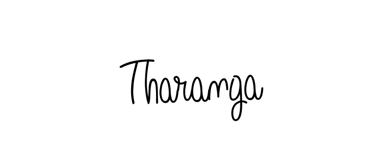 How to make Tharanga name signature. Use Angelique-Rose-font-FFP style for creating short signs online. This is the latest handwritten sign. Tharanga signature style 5 images and pictures png