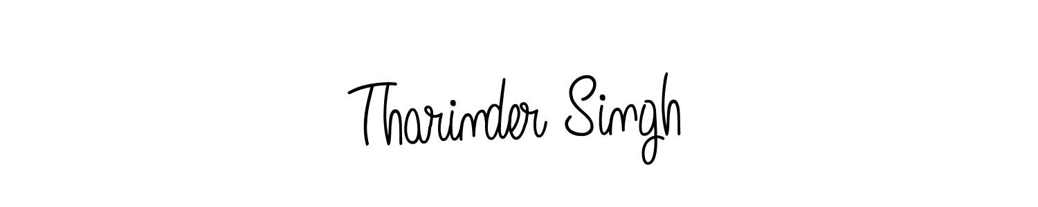 How to Draw Tharinder Singh signature style? Angelique-Rose-font-FFP is a latest design signature styles for name Tharinder Singh. Tharinder Singh signature style 5 images and pictures png