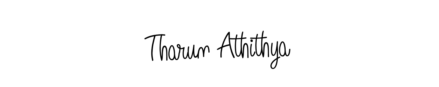 Make a beautiful signature design for name Tharun Athithya. Use this online signature maker to create a handwritten signature for free. Tharun Athithya signature style 5 images and pictures png