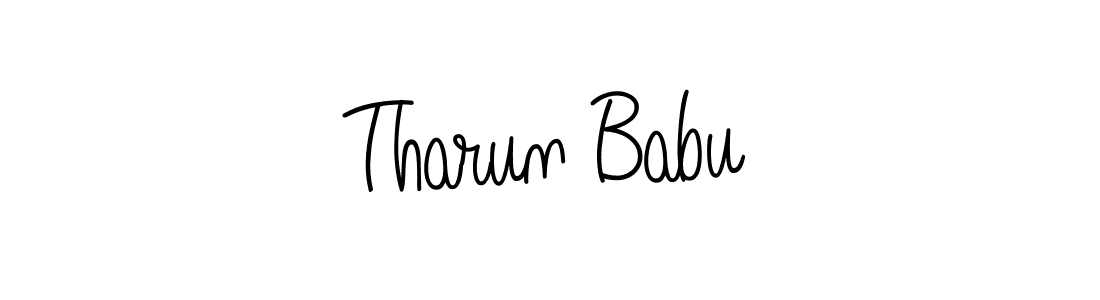 How to Draw Tharun Babu signature style? Angelique-Rose-font-FFP is a latest design signature styles for name Tharun Babu. Tharun Babu signature style 5 images and pictures png