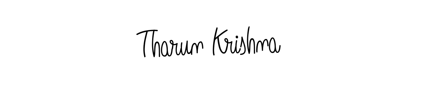 This is the best signature style for the Tharun Krishna name. Also you like these signature font (Angelique-Rose-font-FFP). Mix name signature. Tharun Krishna signature style 5 images and pictures png
