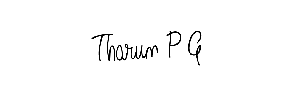 Also we have Tharun P G name is the best signature style. Create professional handwritten signature collection using Angelique-Rose-font-FFP autograph style. Tharun P G signature style 5 images and pictures png