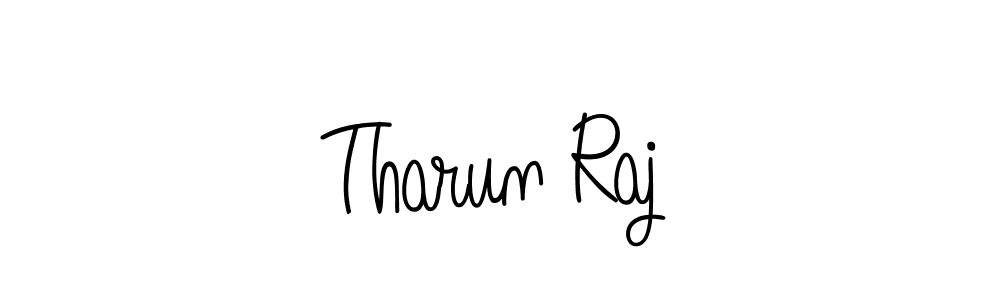 Create a beautiful signature design for name Tharun Raj. With this signature (Angelique-Rose-font-FFP) fonts, you can make a handwritten signature for free. Tharun Raj signature style 5 images and pictures png