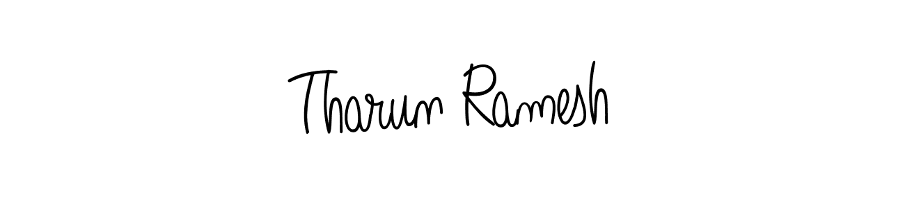 Similarly Angelique-Rose-font-FFP is the best handwritten signature design. Signature creator online .You can use it as an online autograph creator for name Tharun Ramesh. Tharun Ramesh signature style 5 images and pictures png