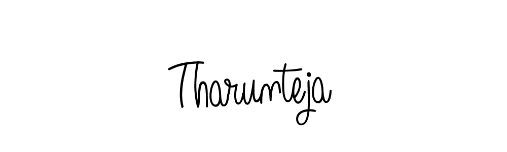 How to Draw Tharunteja signature style? Angelique-Rose-font-FFP is a latest design signature styles for name Tharunteja. Tharunteja signature style 5 images and pictures png