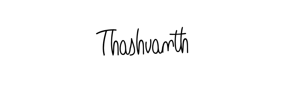 How to make Thashvanth name signature. Use Angelique-Rose-font-FFP style for creating short signs online. This is the latest handwritten sign. Thashvanth signature style 5 images and pictures png