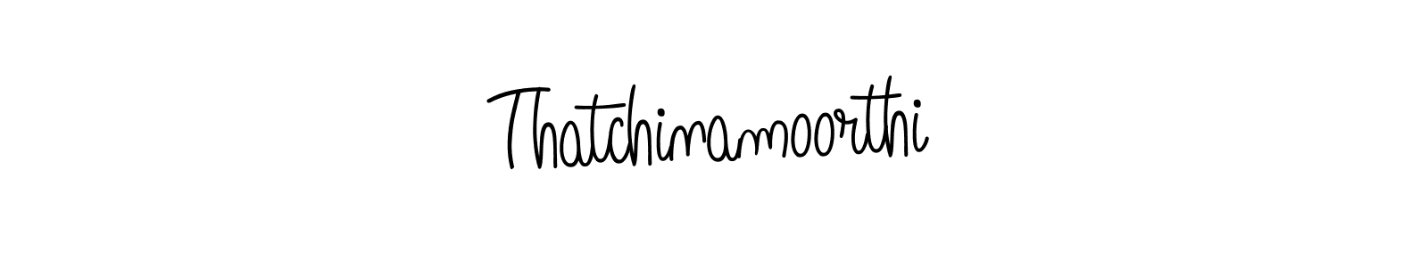 Use a signature maker to create a handwritten signature online. With this signature software, you can design (Angelique-Rose-font-FFP) your own signature for name Thatchinamoorthi. Thatchinamoorthi signature style 5 images and pictures png