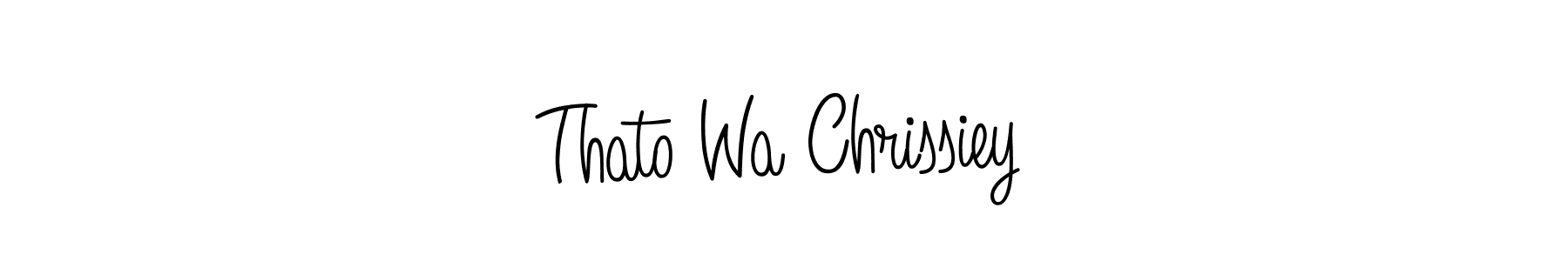 How to make Thato Wa Chrissiey signature? Angelique-Rose-font-FFP is a professional autograph style. Create handwritten signature for Thato Wa Chrissiey name. Thato Wa Chrissiey signature style 5 images and pictures png