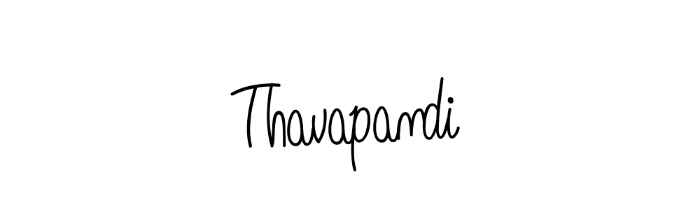 Design your own signature with our free online signature maker. With this signature software, you can create a handwritten (Angelique-Rose-font-FFP) signature for name Thavapandi. Thavapandi signature style 5 images and pictures png