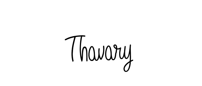 Also we have Thavary name is the best signature style. Create professional handwritten signature collection using Angelique-Rose-font-FFP autograph style. Thavary signature style 5 images and pictures png