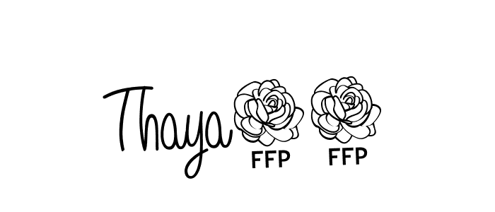 Make a beautiful signature design for name Thaya07. With this signature (Angelique-Rose-font-FFP) style, you can create a handwritten signature for free. Thaya07 signature style 5 images and pictures png