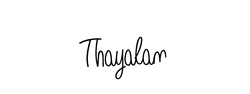 Create a beautiful signature design for name Thayalan. With this signature (Angelique-Rose-font-FFP) fonts, you can make a handwritten signature for free. Thayalan signature style 5 images and pictures png