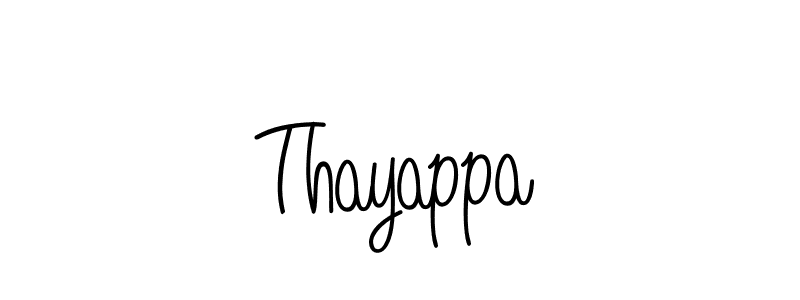 How to make Thayappa signature? Angelique-Rose-font-FFP is a professional autograph style. Create handwritten signature for Thayappa name. Thayappa signature style 5 images and pictures png