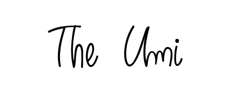 Make your name The  Umi memorable on every contract using Angelique-Rose-font-FFP autograph style. Instant transparent background export available. The  Umi signature style 5 images and pictures png