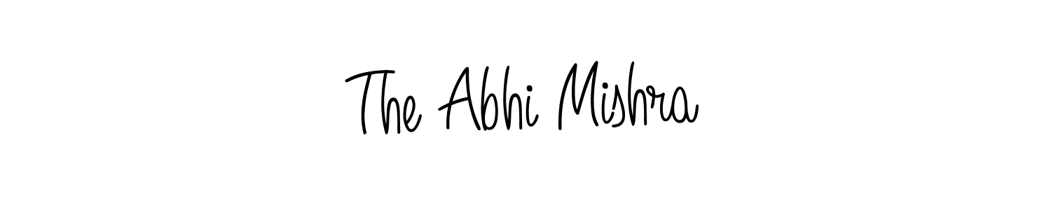 Here are the top 10 professional signature styles for the name The Abhi Mishra. These are the best autograph styles you can use for your name. The Abhi Mishra signature style 5 images and pictures png