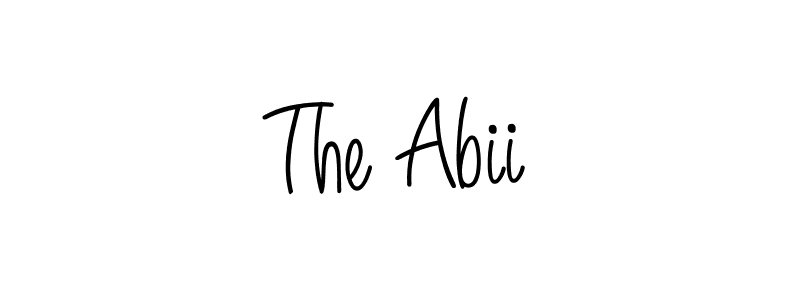 Angelique-Rose-font-FFP is a professional signature style that is perfect for those who want to add a touch of class to their signature. It is also a great choice for those who want to make their signature more unique. Get The Abii name to fancy signature for free. The Abii signature style 5 images and pictures png