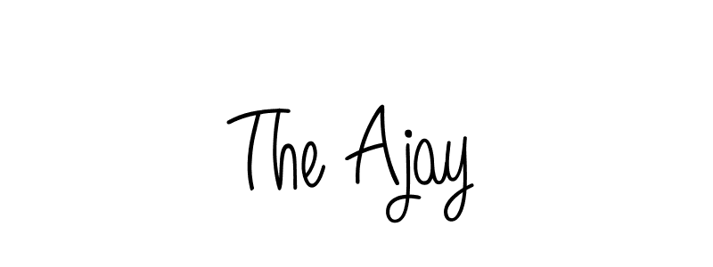 Make a beautiful signature design for name The Ajay. Use this online signature maker to create a handwritten signature for free. The Ajay signature style 5 images and pictures png