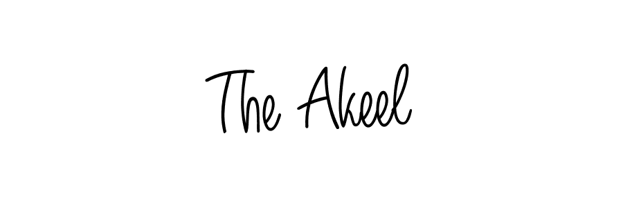 How to make The Akeel signature? Angelique-Rose-font-FFP is a professional autograph style. Create handwritten signature for The Akeel name. The Akeel signature style 5 images and pictures png