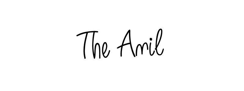 How to Draw The Anil signature style? Angelique-Rose-font-FFP is a latest design signature styles for name The Anil. The Anil signature style 5 images and pictures png