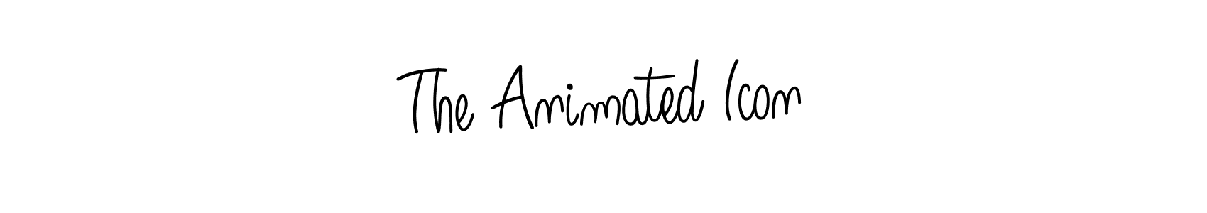 The Animated Icon stylish signature style. Best Handwritten Sign (Angelique-Rose-font-FFP) for my name. Handwritten Signature Collection Ideas for my name The Animated Icon. The Animated Icon signature style 5 images and pictures png