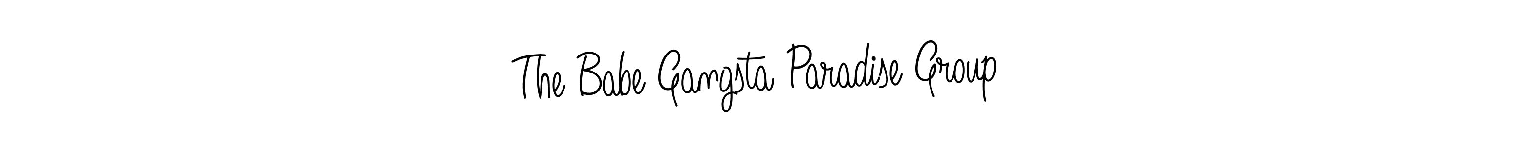 Also we have The Babe Gangsta Paradise Group name is the best signature style. Create professional handwritten signature collection using Angelique-Rose-font-FFP autograph style. The Babe Gangsta Paradise Group signature style 5 images and pictures png