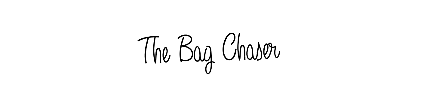 if you are searching for the best signature style for your name The Bag Chaser. so please give up your signature search. here we have designed multiple signature styles  using Angelique-Rose-font-FFP. The Bag Chaser signature style 5 images and pictures png