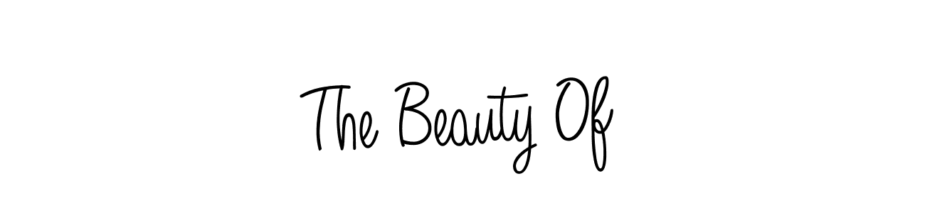 How to make The Beauty Of name signature. Use Angelique-Rose-font-FFP style for creating short signs online. This is the latest handwritten sign. The Beauty Of signature style 5 images and pictures png