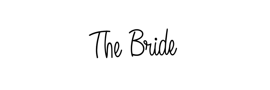 How to Draw The Bride signature style? Angelique-Rose-font-FFP is a latest design signature styles for name The Bride. The Bride signature style 5 images and pictures png