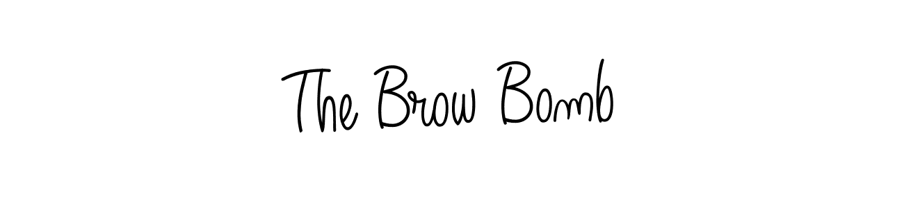 Similarly Angelique-Rose-font-FFP is the best handwritten signature design. Signature creator online .You can use it as an online autograph creator for name The Brow Bomb. The Brow Bomb signature style 5 images and pictures png
