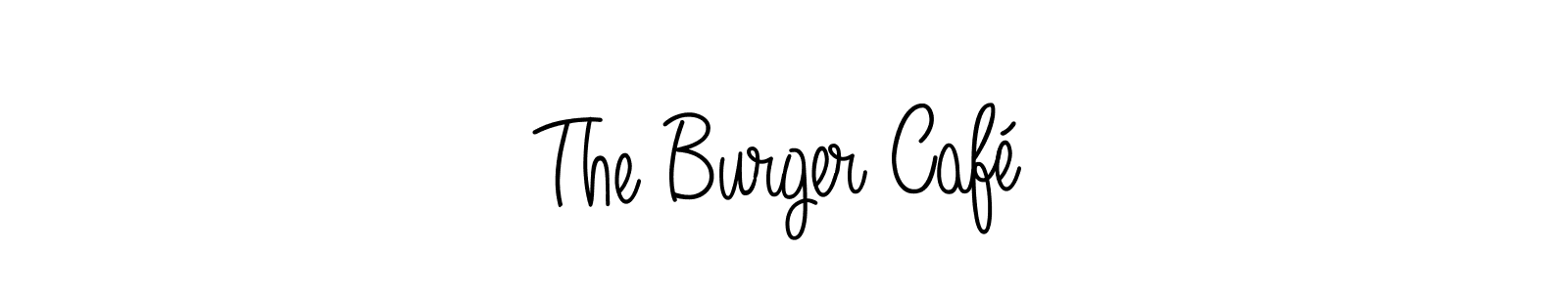 Also we have The Burger Café name is the best signature style. Create professional handwritten signature collection using Angelique-Rose-font-FFP autograph style. The Burger Café signature style 5 images and pictures png