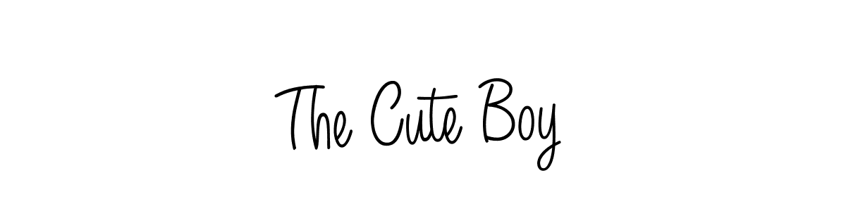 Also You can easily find your signature by using the search form. We will create The Cute Boy name handwritten signature images for you free of cost using Angelique-Rose-font-FFP sign style. The Cute Boy signature style 5 images and pictures png