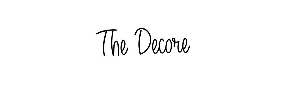 Once you've used our free online signature maker to create your best signature Angelique-Rose-font-FFP style, it's time to enjoy all of the benefits that The Decore name signing documents. The Decore signature style 5 images and pictures png