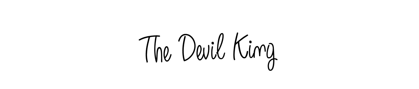 Check out images of Autograph of The Devil King name. Actor The Devil King Signature Style. Angelique-Rose-font-FFP is a professional sign style online. The Devil King signature style 5 images and pictures png