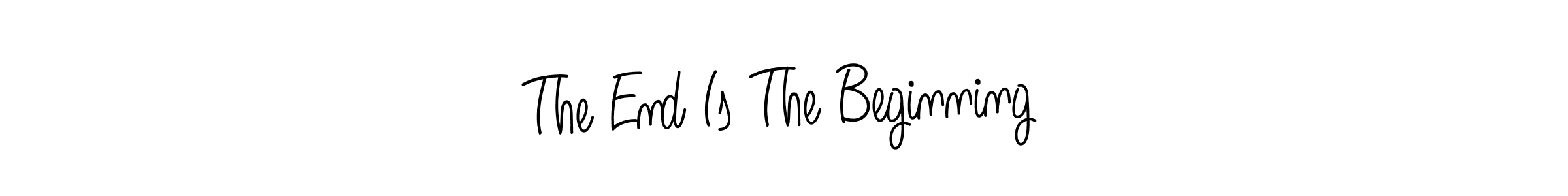 How to Draw The End Is The Beginning signature style? Angelique-Rose-font-FFP is a latest design signature styles for name The End Is The Beginning. The End Is The Beginning signature style 5 images and pictures png